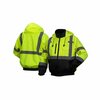 Pyramex Class 3 Waterproof Heated Bomber Jacket, Lime, Size S RJ3110HS
